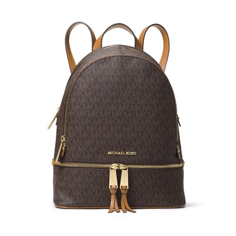 michael kors rhea logo backpack|michael kors rhea backpack sale.